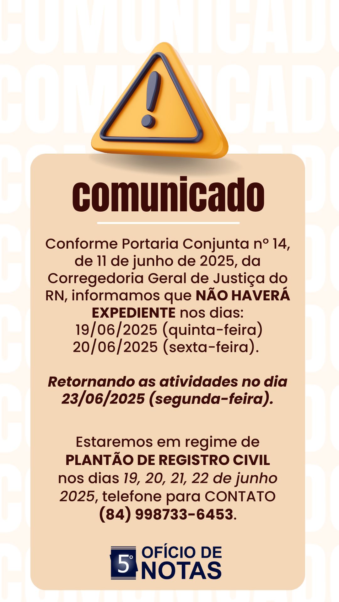 Comunicado
